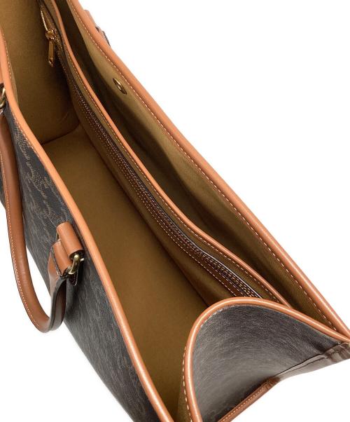 CELINE（セリーヌ）CELINE (セリーヌ) ホリゾンタルカバトートバッグ ブラウンの古着・服飾アイテム