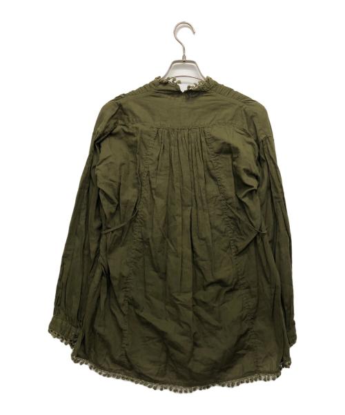 KAPITAL（キャピタル）KAPITAL (キャピタル) タッセルコットンブラウス オリーブ サイズ:XSの古着・服飾アイテム