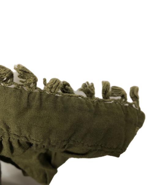 KAPITAL（キャピタル）KAPITAL (キャピタル) タッセルコットンブラウス オリーブ サイズ:XSの古着・服飾アイテム