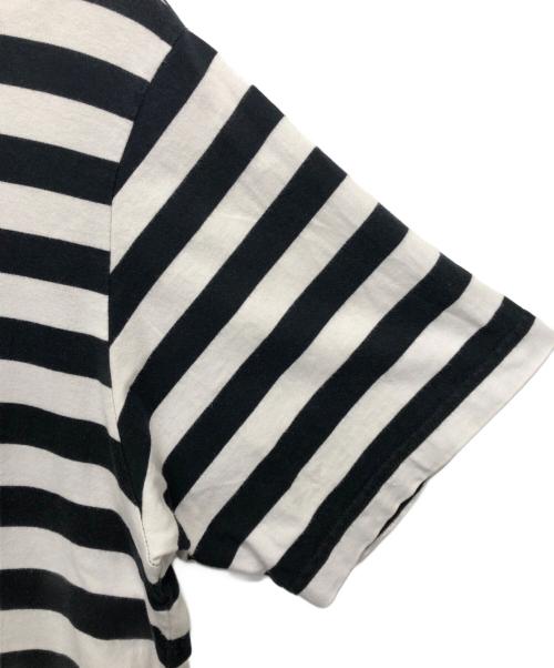 SUPREME（シュプリーム）SUPREME (シュプリーム) Bar Stripe Tee/ボーダーTシャツ ブラック サイズ:XLの古着・服飾アイテム