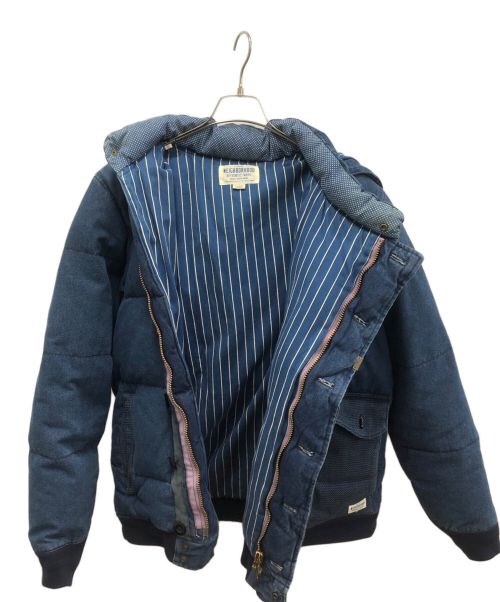 NEIGHBORHOOD（ネイバーフッド）NEIGHBORHOOD (ネイバーフッド) デニムダウンジャケット インディゴ サイズ:Lの古着・服飾アイテム