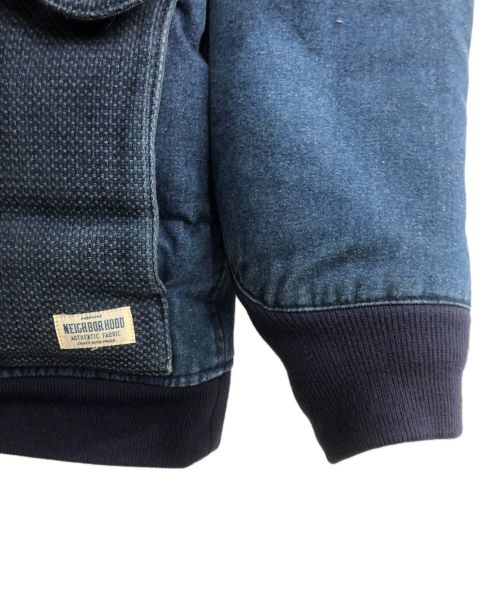 NEIGHBORHOOD（ネイバーフッド）NEIGHBORHOOD (ネイバーフッド) デニムダウンジャケット インディゴ サイズ:Lの古着・服飾アイテム