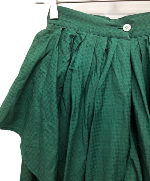 KENZO（ケンゾー）KENZO (ケンゾー) 変形フリルパンツ グリーン サイズ:Mの古着・服飾アイテム