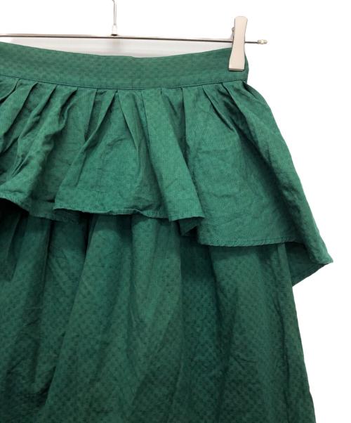 KENZO（ケンゾー）KENZO (ケンゾー) 変形フリルパンツ グリーン サイズ:Mの古着・服飾アイテム