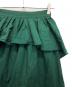 中古・古着 KENZO (ケンゾー) 変形フリルパンツ グリーン サイズ:M：4000円