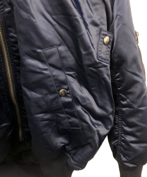 RHODOLIRION（ロドリリオン）RHODOLIRION (ロドリリオン) Big Collar B-15Jacket ネイビー サイズ:1の古着・服飾アイテム