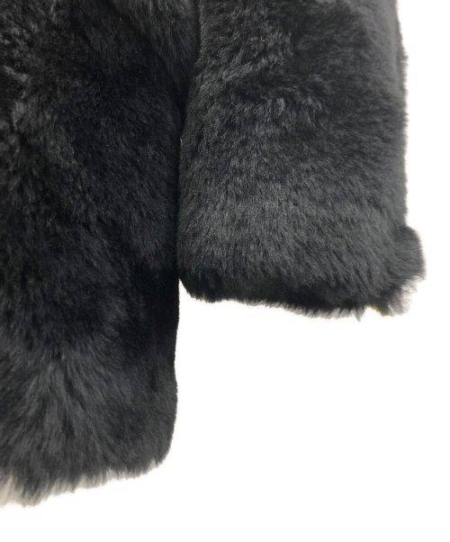BLAMINK（ブラミンク）BLAMINK (ブラミンク) シープムートンコート ブラック サイズ:38の古着・服飾アイテム