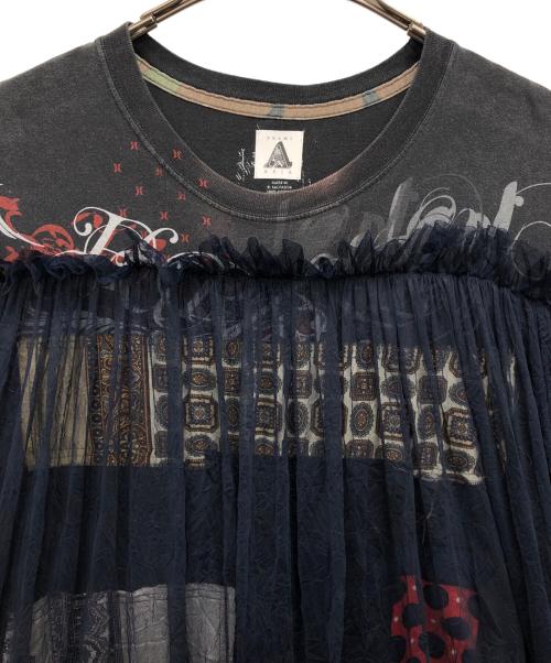 YuumiARIA（ユウミアリア）YuumiARIA (ユウミアリア) カットソーワンピース グレー サイズ:Fの古着・服飾アイテム