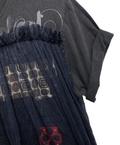 YuumiARIA（ユウミアリア）YuumiARIA (ユウミアリア) カットソーワンピース グレー サイズ:Fの古着・服飾アイテム