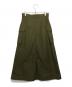 CLANE (クラネ) ミリタリープリーツドッキングロングスカート オリーブ：6000円