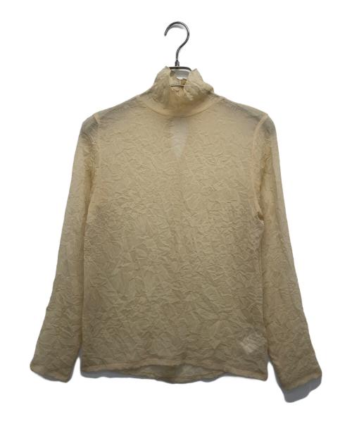 RIM.ARK（リムアーク）RIM.ARK (リムアーク) Fold memory tight top ベージュ サイズ:36の古着・服飾アイテム