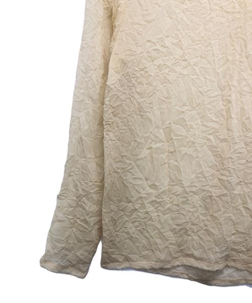 RIM.ARK（リムアーク）RIM.ARK (リムアーク) Fold memory tight top ベージュ サイズ:36の古着・服飾アイテム