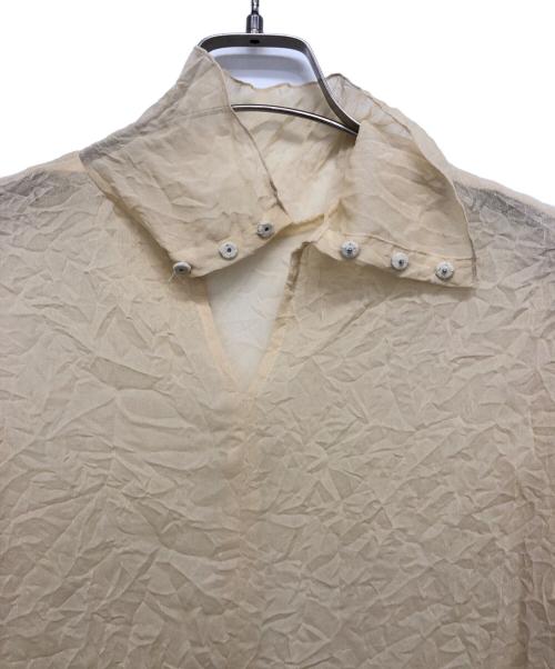 RIM.ARK（リムアーク）RIM.ARK (リムアーク) Fold memory tight top ベージュ サイズ:36の古着・服飾アイテム