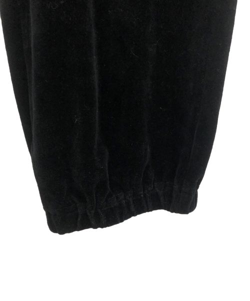 TTT MSW（ティー モダンストリートウェア）TTT MSW (ティー) Velours Easy Pants ブラック サイズ:Mの古着・服飾アイテム