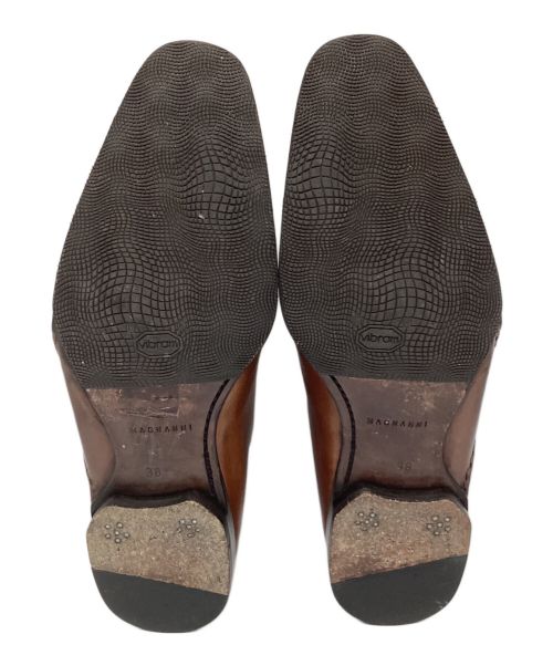 MAGNANNI（マグナーニ）MAGNANNI (マグナーニ) サイドレースアップシューズ ブラウン サイズ:38の古着・服飾アイテム