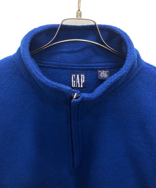 OLD GAP（オールドギャップ）OLD GAP (オールドギャップ) ハーフジップジャケット ブルー サイズ:Lの古着・服飾アイテム
