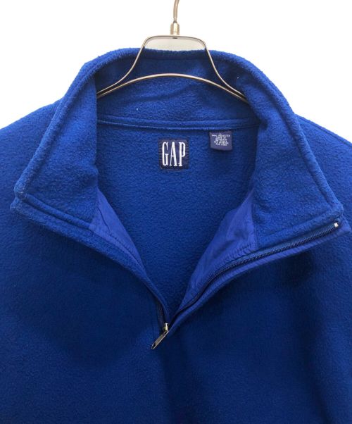 OLD GAP（オールドギャップ）OLD GAP (オールドギャップ) ハーフジップジャケット ブルー サイズ:Lの古着・服飾アイテム