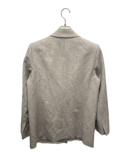 UNTITLED（アンタイトル）UNTITLED (アンタイトル) ミックスツイードダブルブレストジャケット ベージュ サイズ:４ 未使用品の古着・服飾アイテム