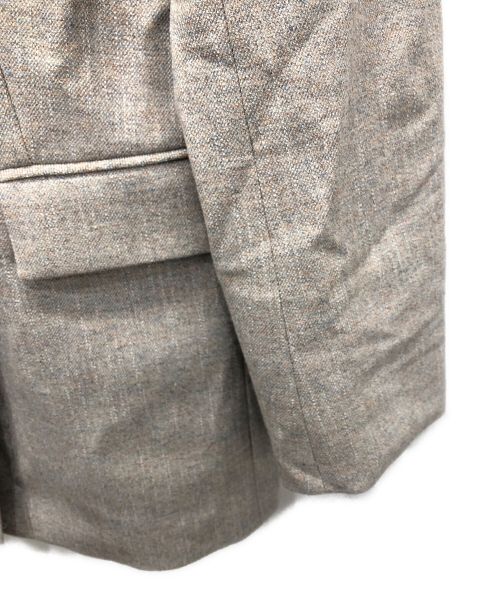 UNTITLED（アンタイトル）UNTITLED (アンタイトル) ミックスツイードダブルブレストジャケット ベージュ サイズ:４ 未使用品の古着・服飾アイテム