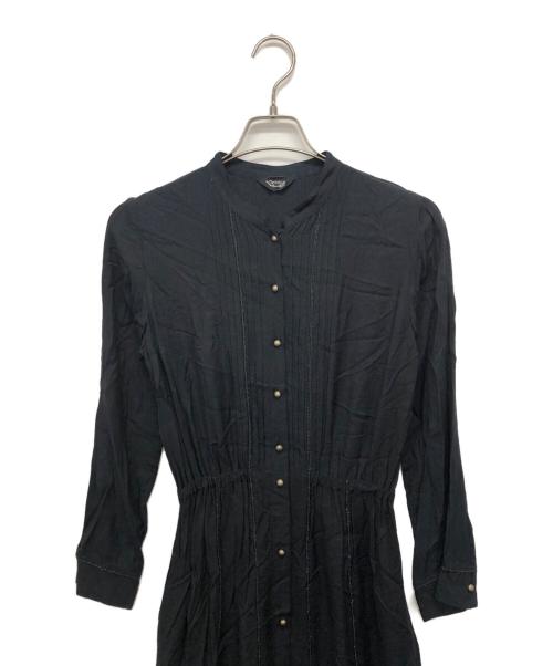 Velnica（ヴェルニカ）Velnica (ヴェルニカ) ブラウスワンピース ネイビー サイズ:記載なしの古着・服飾アイテム