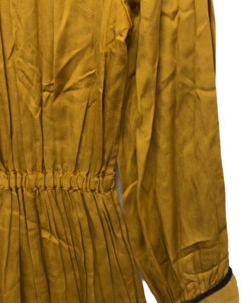 Velnica（ヴェルニカ）Velnica (ヴェルニカ) ブラウスワンピース イエロー サイズ:記載なしの古着・服飾アイテム