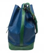 LOUIS VUITTONルイ ヴィトン）の古着「エピノエショルダーバッグ」｜ブルー×グリーン