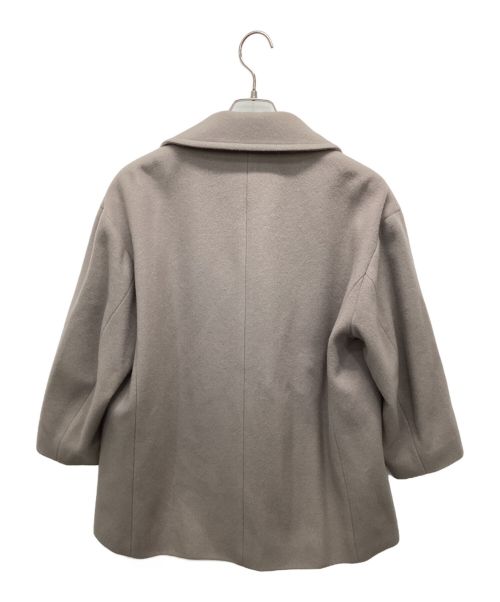 MICHEL KLEIN（ミッシェルクラン）MICHEL KLEIN (ミッシェルクラン) Super100ウールビーバーPコート グレー サイズ:36の古着・服飾アイテム