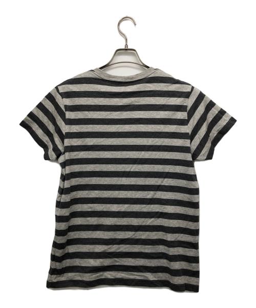 Saint Laurent Paris（サンローランパリ）Saint Laurent Paris (サンローランパリ) ボーダーTシャツ グレー サイズ:Sの古着・服飾アイテム