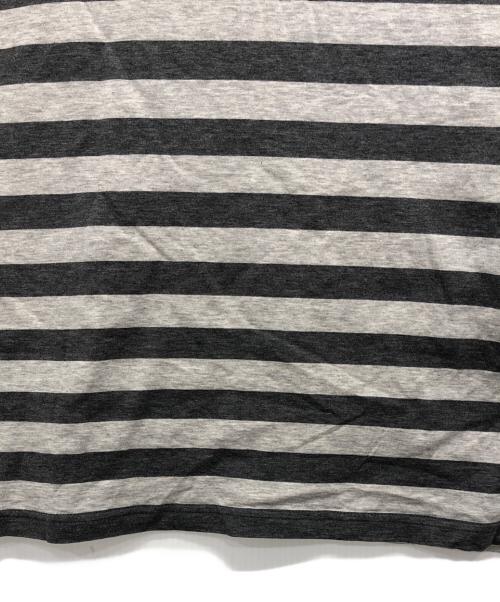 Saint Laurent Paris（サンローランパリ）Saint Laurent Paris (サンローランパリ) ボーダーTシャツ グレー サイズ:Sの古着・服飾アイテム