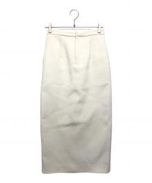 BLENHEIM（ブレンヘイム）の古着「ブルクロスロングタイトスカート」｜ホワイト
