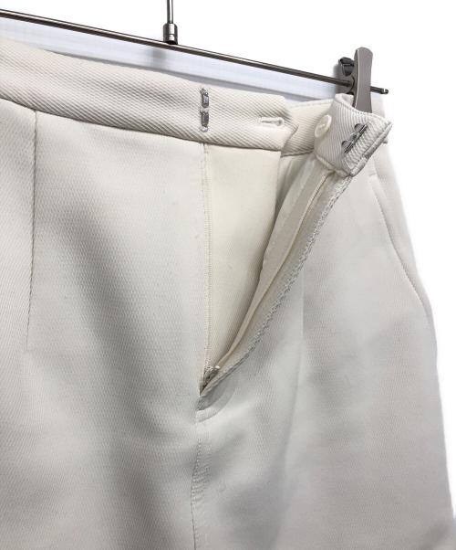 BLENHEIM（ブレンヘイム）BLENHEIM (ブレンヘイム) ブルクロスロングタイトスカート ホワイト サイズ:Sの古着・服飾アイテム