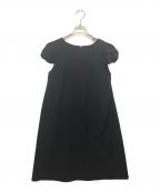 trefleトレフル）の古着「ブラウスワンピース」｜ブラック