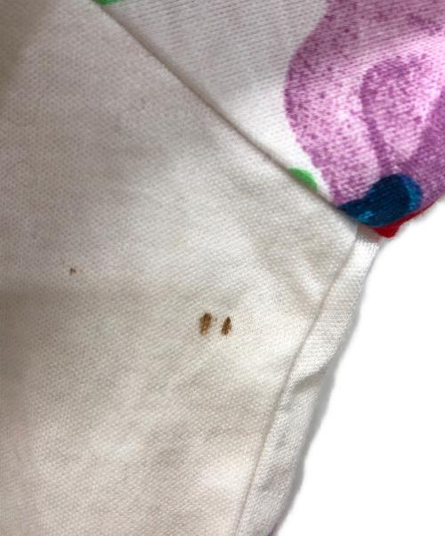 LEONARD（レオナール）LEONARD (レオナール) 花柄ノーカラージャケット ホワイト サイズ:Lの古着・服飾アイテム