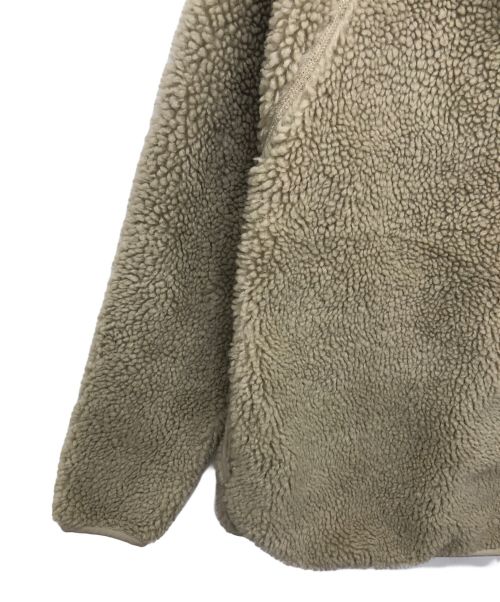 Gymphlex（ジムフレックス）Gymphlex (ジムフレックス) ボアフーデッドジャケット ベージュ サイズ:14の古着・服飾アイテム