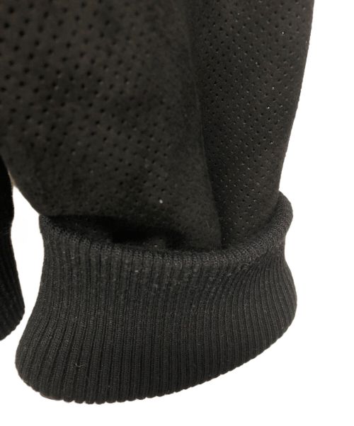 HUGO BOSS（ヒューゴ ボス）HUGO BOSS (ヒューゴ ボス) ゴートスウェードジャケット ブラック サイズ:XSの古着・服飾アイテム