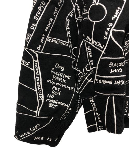 SUPREME（シュプリーム）SUPREME (シュプリーム) Gonz EmbroideredMap Hooded ブラック サイズ:Smallの古着・服飾アイテム