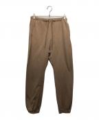 H BEAUTY&YOUTHエイチ ビューティー&ユース）の古着「CLASSIC SWEAT EASY PANTS」｜ベージュ