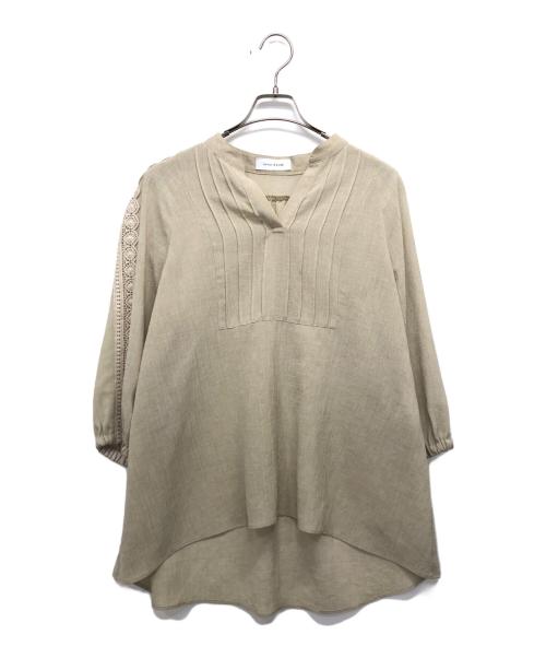 LEILIAN EZUMI（レリアンエズミ）LEILIAN EZUMI (レリアンエズミ) ブラウス ベージュ サイズ:11の古着・服飾アイテム