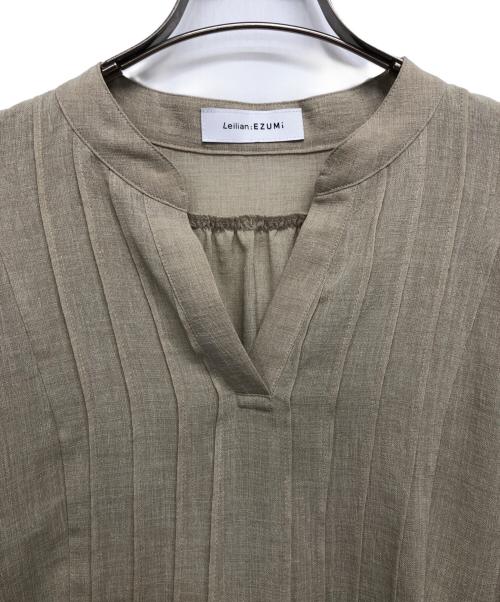 LEILIAN EZUMI（レリアンエズミ）LEILIAN EZUMI (レリアンエズミ) ブラウス ベージュ サイズ:11の古着・服飾アイテム