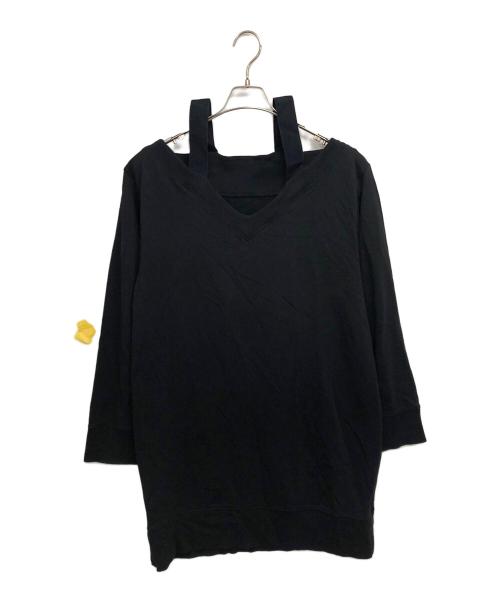 MM6 Maison Margiela（エムエムシックスメゾンマルジェラ）MM6 Maison Margiela (エムエムシックスメゾンマルジェラ) スウェットワンピース ブラック サイズ:Sの古着・服飾アイテム