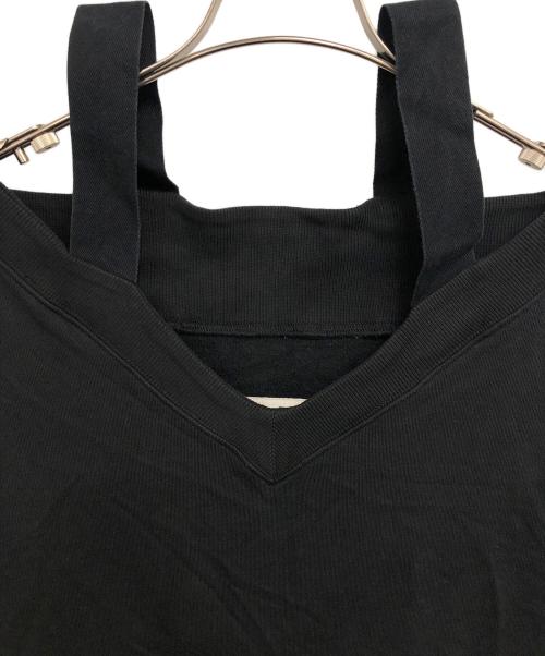 MM6 Maison Margiela（エムエムシックスメゾンマルジェラ）MM6 Maison Margiela (エムエムシックスメゾンマルジェラ) スウェットワンピース ブラック サイズ:Sの古着・服飾アイテム