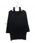 MM6 Maison Margiela（エムエムシックスメゾンマルジェラ）の古着「スウェットワンピース」｜ブラック