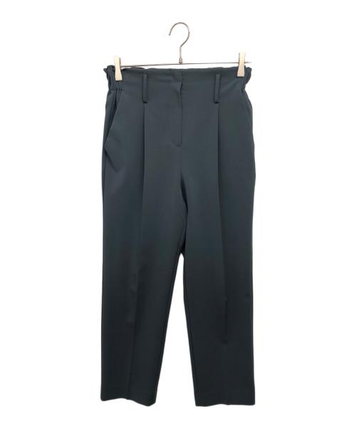 machatt（マチャット）machatt (マチャット) タックテーパードパンツ グリーン サイズ:01の古着・服飾アイテム