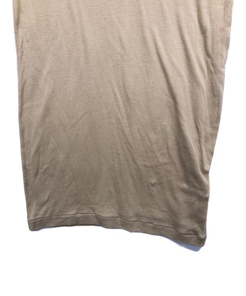 AURALEE（オーラリー）AURALEE (オーラリー) GIZA SUPER HIGH GAUGE SHEER RIB TEE ベージュ サイズ:1の古着・服飾アイテム