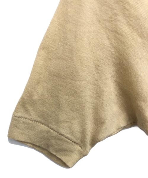 AURALEE（オーラリー）AURALEE (オーラリー) GIZA SUPER HIGH GAUGE SHEER RIB TEE ベージュ サイズ:1の古着・服飾アイテム