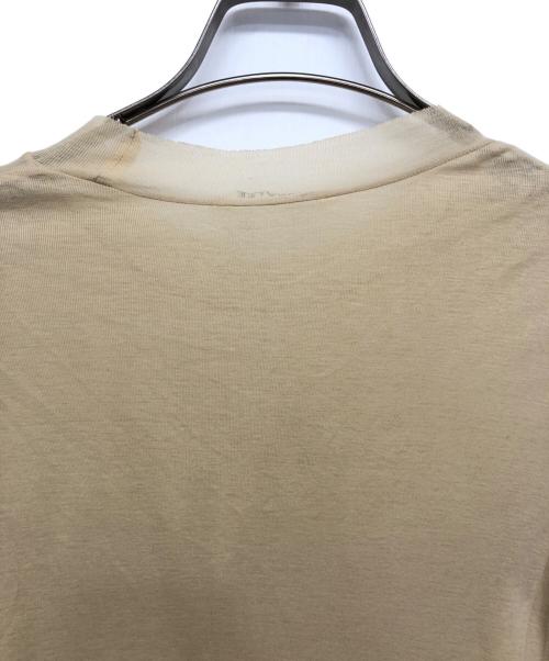 AURALEE（オーラリー）AURALEE (オーラリー) GIZA SUPER HIGH GAUGE SHEER RIB TEE ベージュ サイズ:1の古着・服飾アイテム