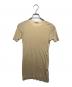 AURALEE（オーラリー）の古着「GIZA SUPER HIGH GAUGE SHEER RIB TEE」｜ベージュ