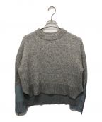 EN'DAYエンデイ）の古着「スリーブジップニット」｜グレー