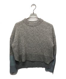 EN'DAY（エンデイ）の古着「スリーブジップニット」｜グレー