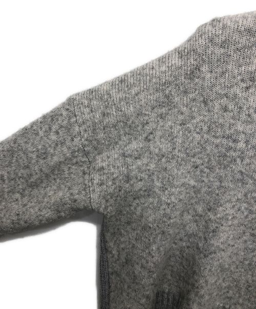 EN'DAY（エンデイ）EN'DAY (エンデイ) スリーブジップニット グレー サイズ:記載なしの古着・服飾アイテム